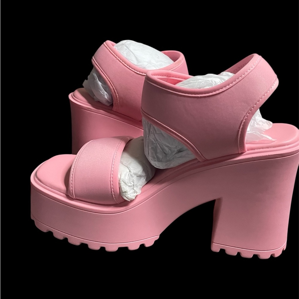 Pink Women's Platform Sandals